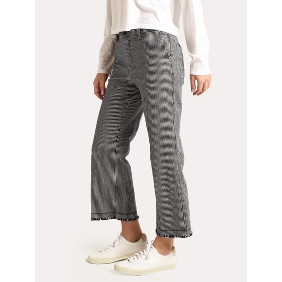 ATM Women’s Railroad Stripe Pant Size 0 - Picture 1 of 10